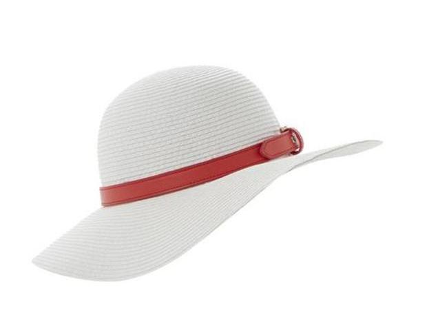 FLOPPY SUN HAT WITH BELT TRIM $28 AT DUNE