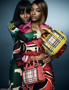 Two great British fashion icons Naomi Campbell and Jourdan Dunn are set to become the face of the fashion label Burberry spring/summer 2015 campaign