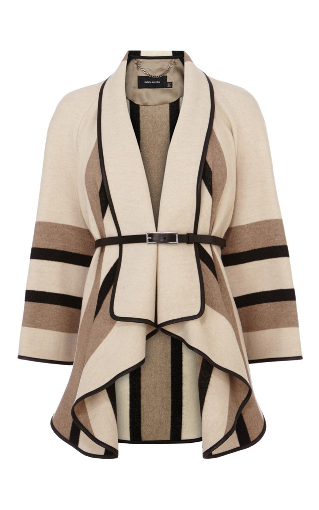 FLUID STRIPE CAPE