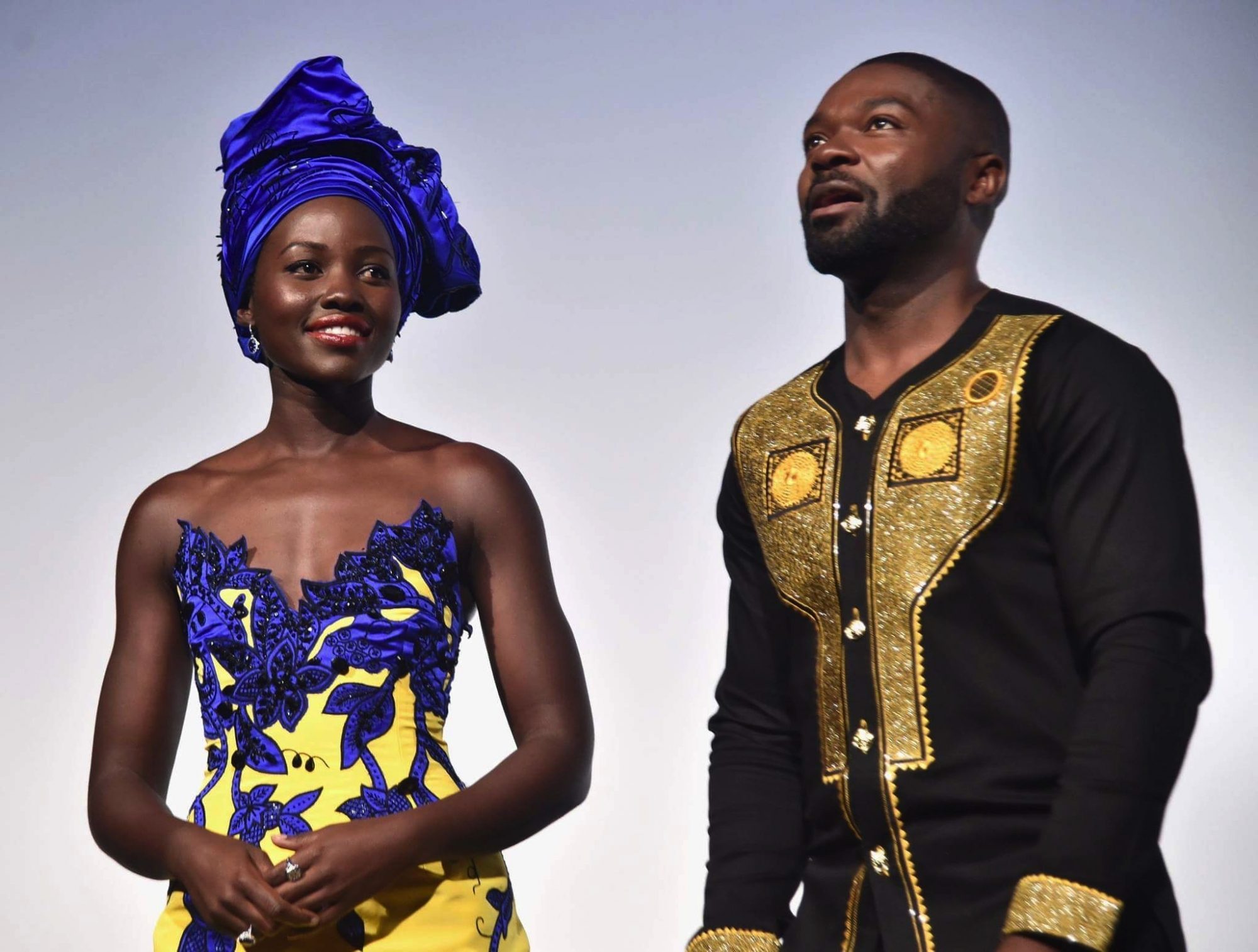 LUPITA NYONG'O DRESSED BY HOUSE OF HERRERA AND TIFFANY & CO