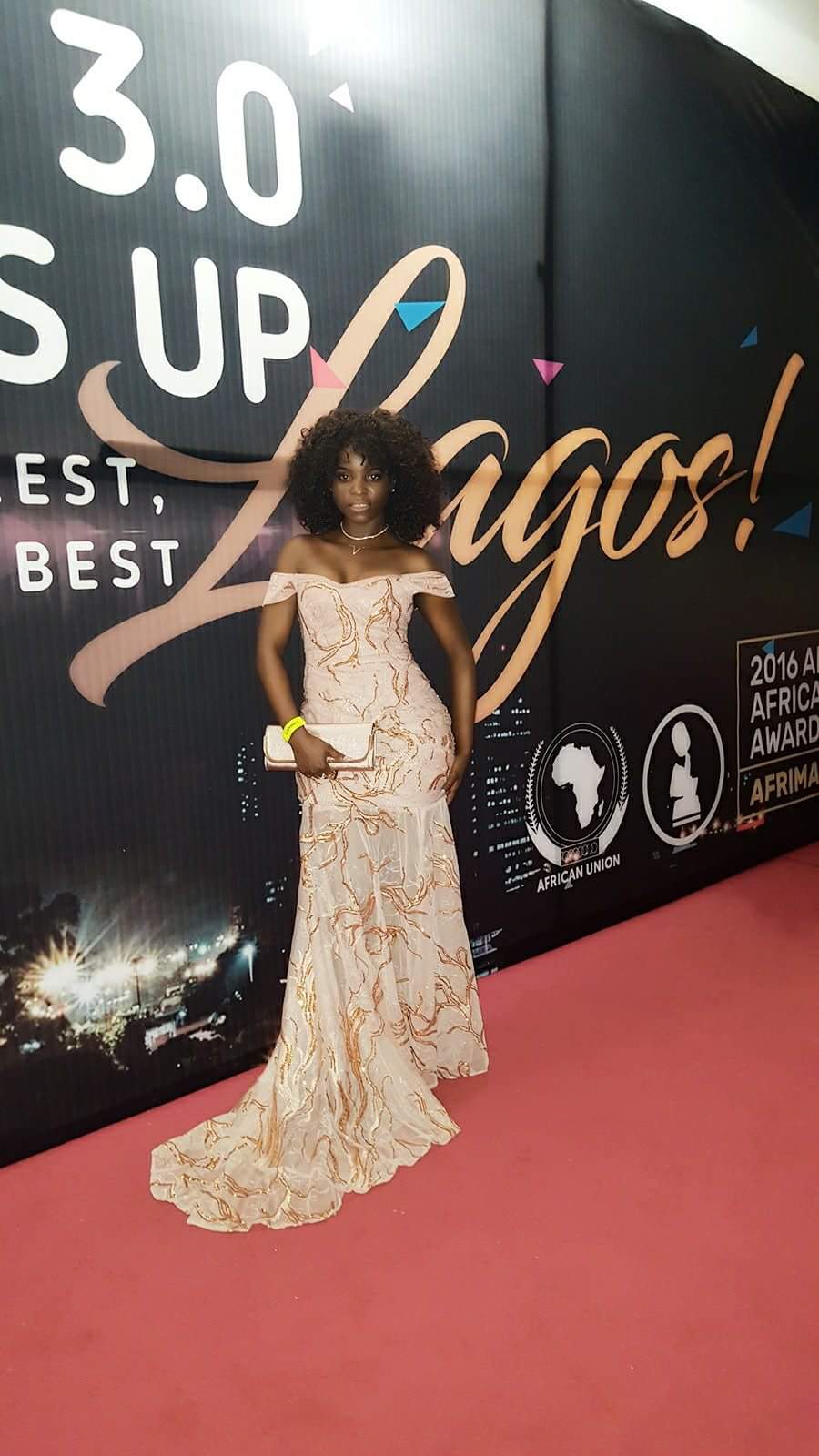 Daphne Njie Shows Off Sexy Curves In Evening Gown By Spell Kootor