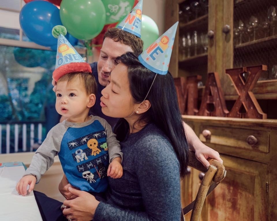 MARK ZUCKERBERGS DAUGHTER MAX TURNS ONE YEAR OLD