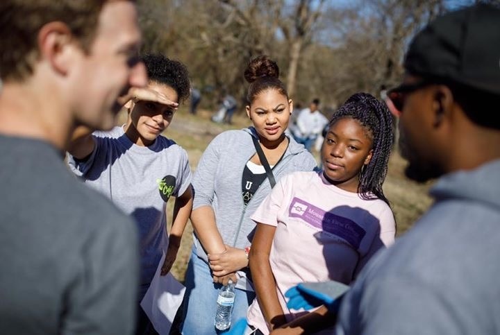 MARK ZUCKERBER JOINS OAK CLIFF COMMUNITY IN Day of Service honoring Martin Luther King Jr. 