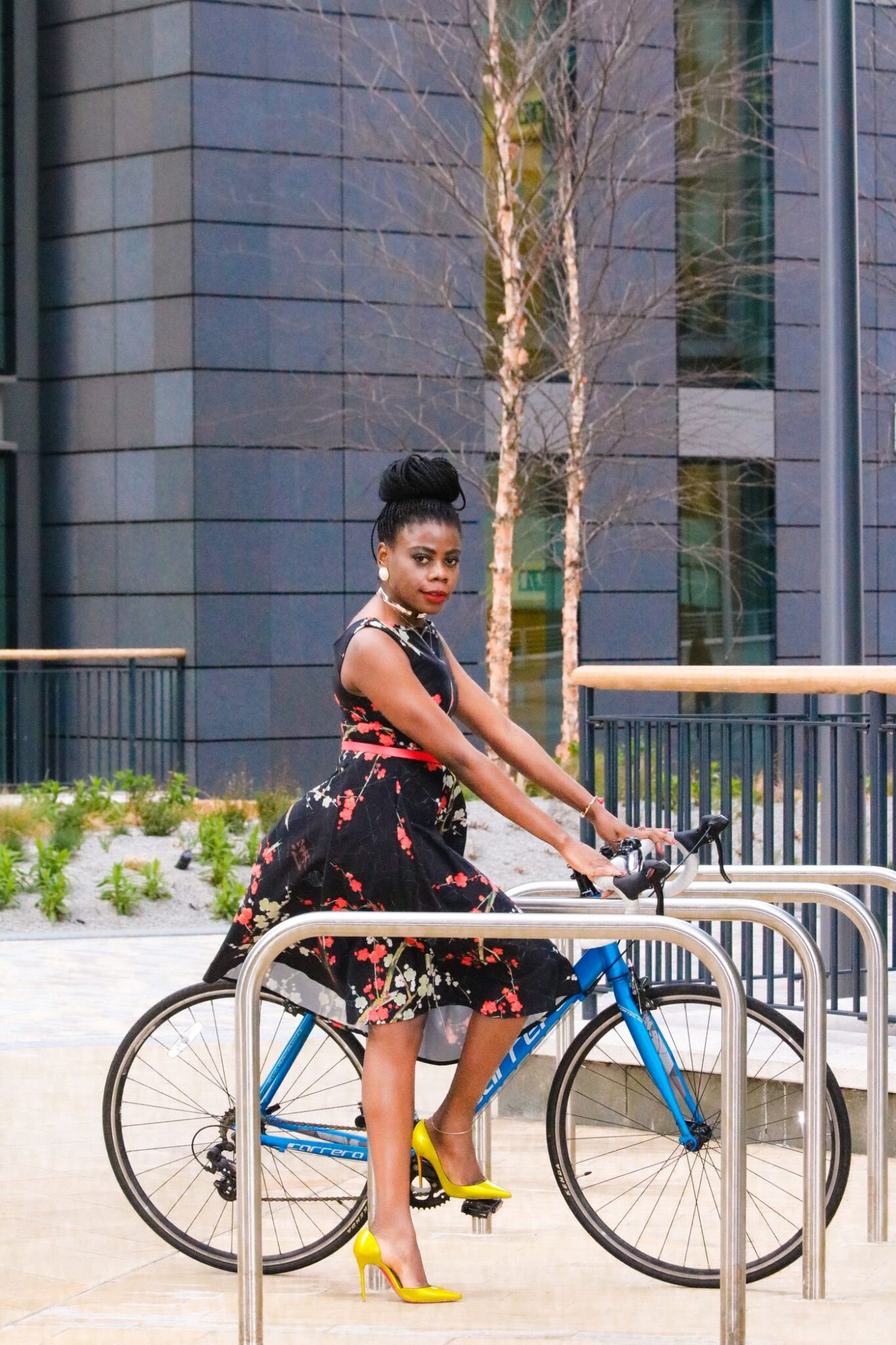 Birthday printed floral dress