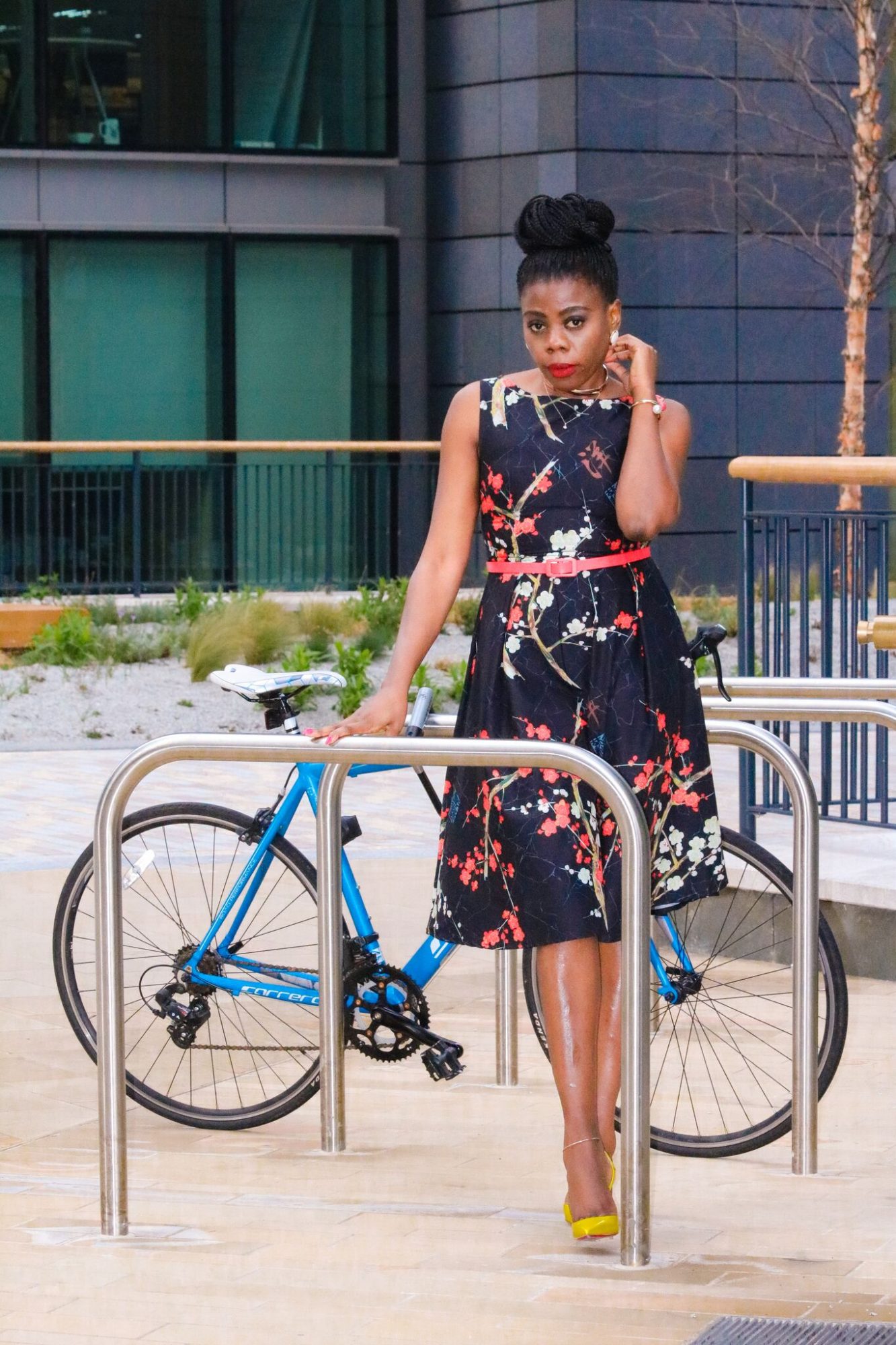 Birthday printed floral dress