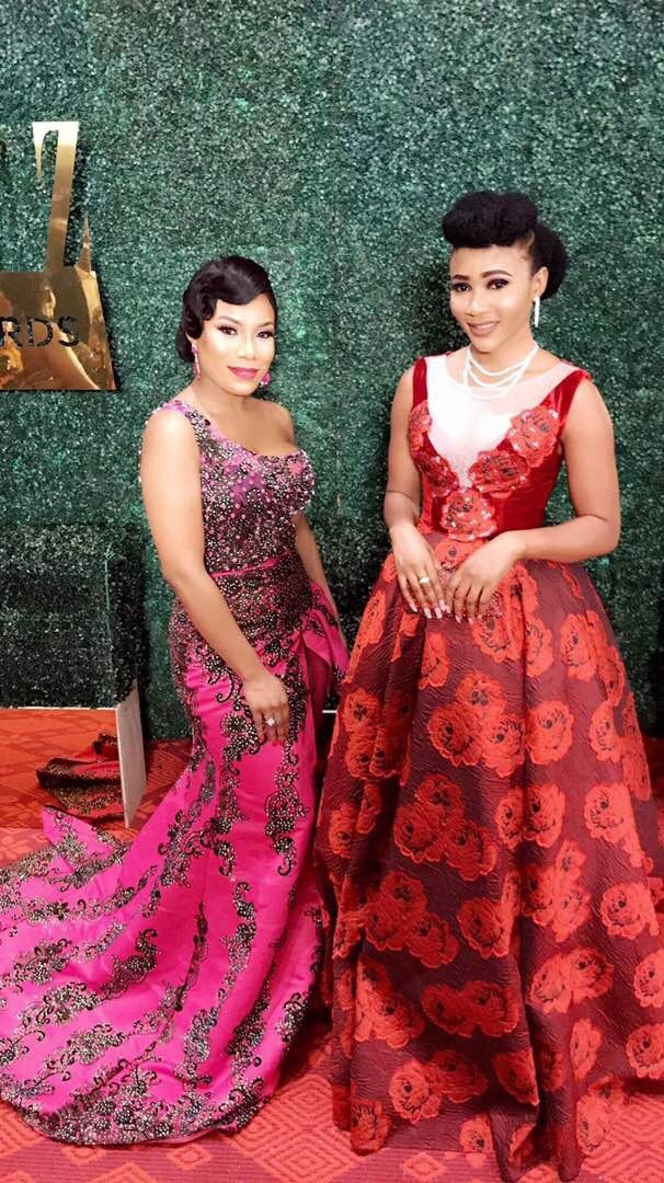 Syndy Emade's Glitz Style Awards Red Carpet Dress