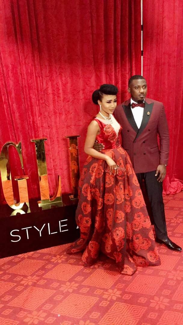 Syndy Emade's Glitz Style Awards Red Carpet Dress