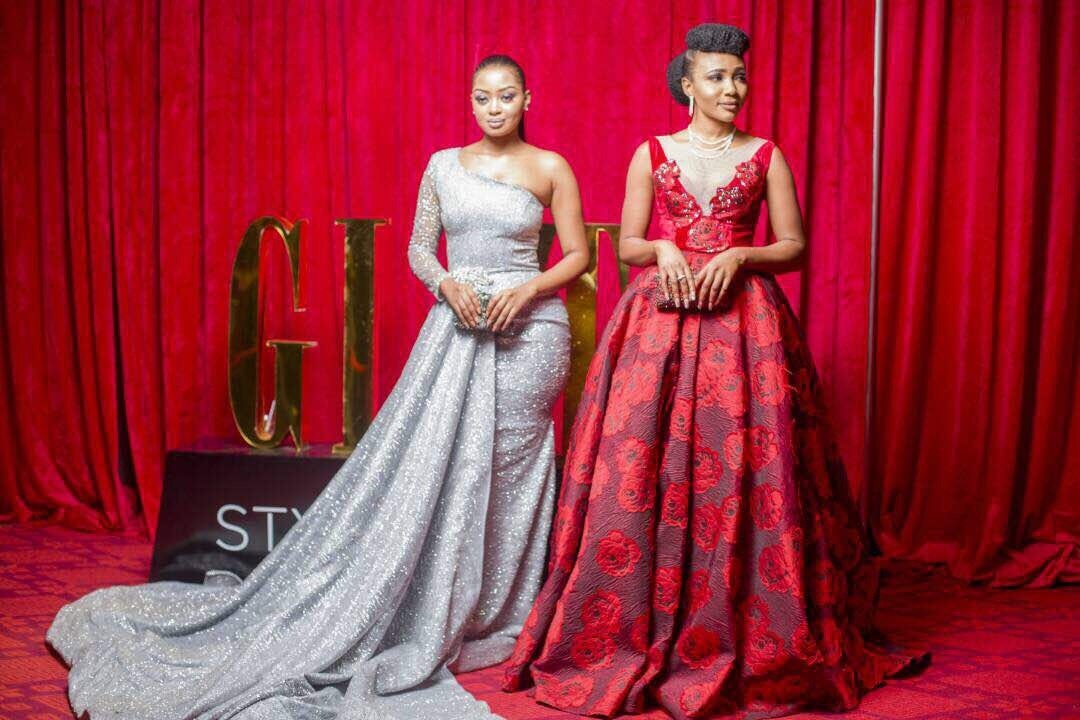 Syndy Emade's Glitz Style Awards Red Carpet Dress