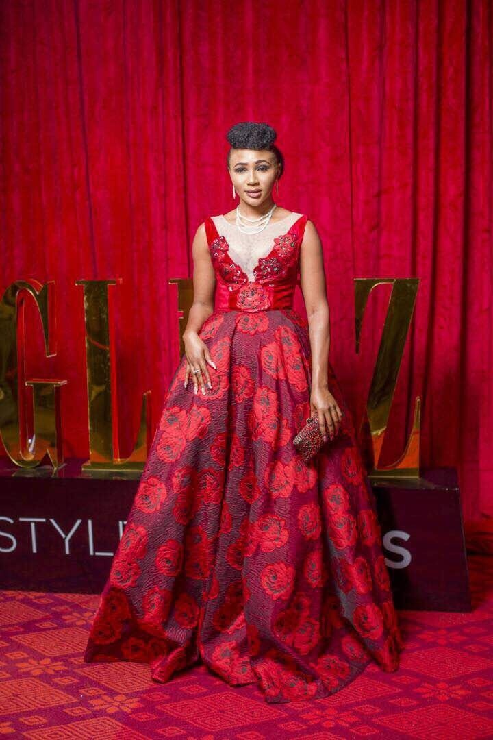 Syndy Emade's Glitz Style Awards Red Carpet Dress