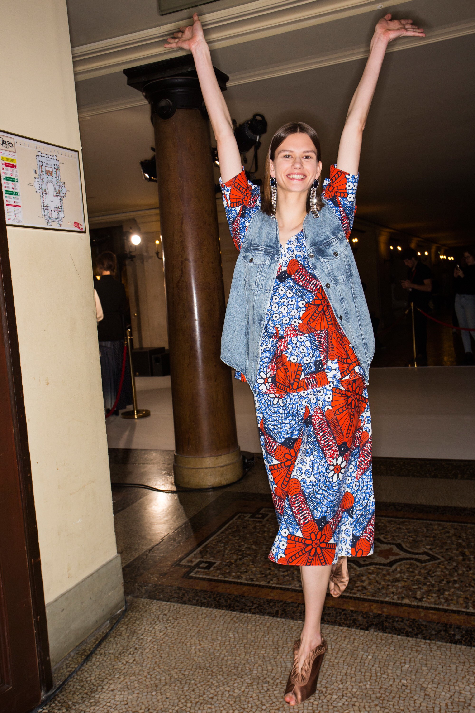 "FUNCTIONAL" African Print Spotted During Stella McCartney SS18 Collection