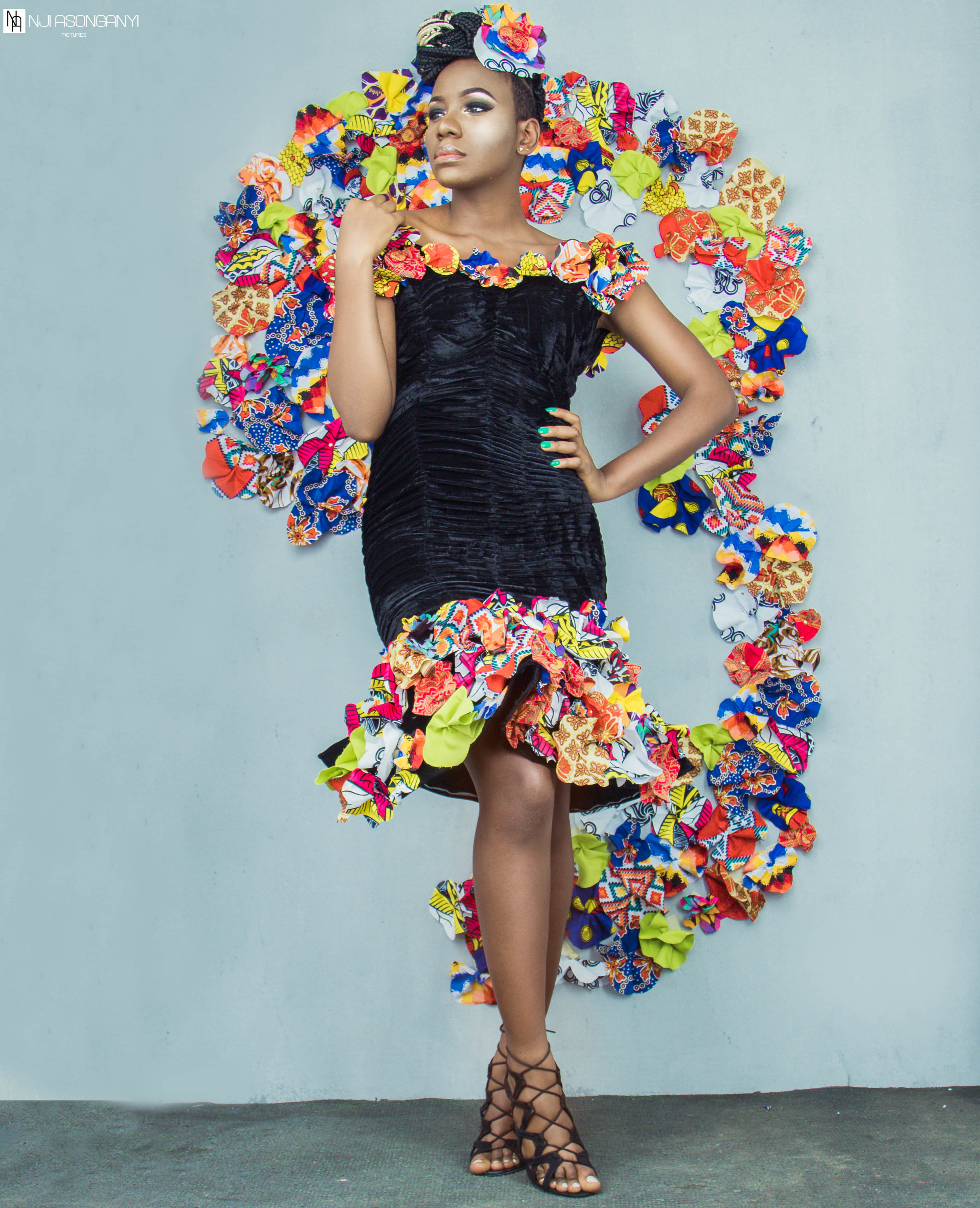 #AnyiAsonganyi #Oziinternational #Cameroon #FloralDesigns #FashionDresses 