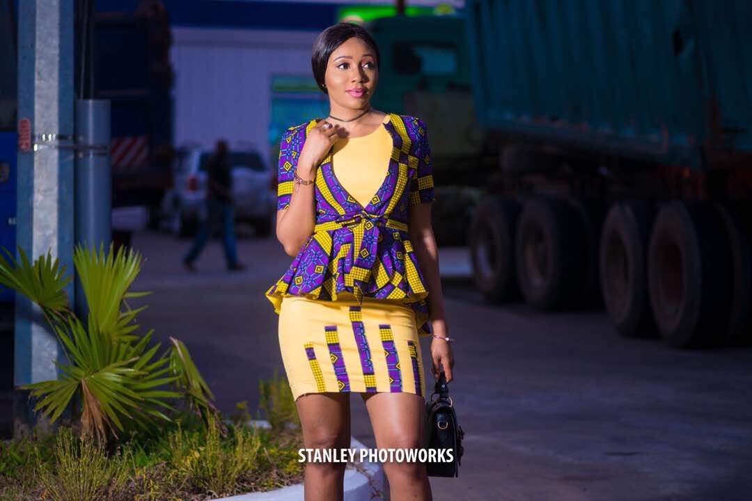 #FashionBabe Syndy Emade Flaunts Her Curves In Two Piece EB Kreations