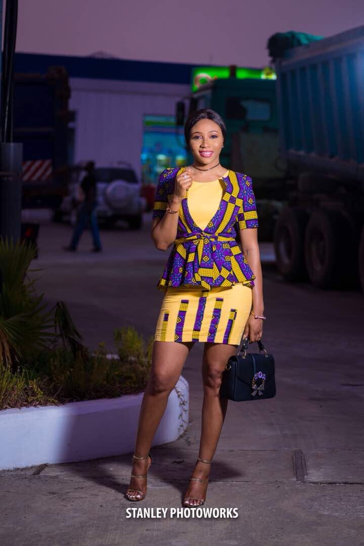 #FashionBabe Syndy Emade Flaunts Her Curves In Two Piece EB Kreations