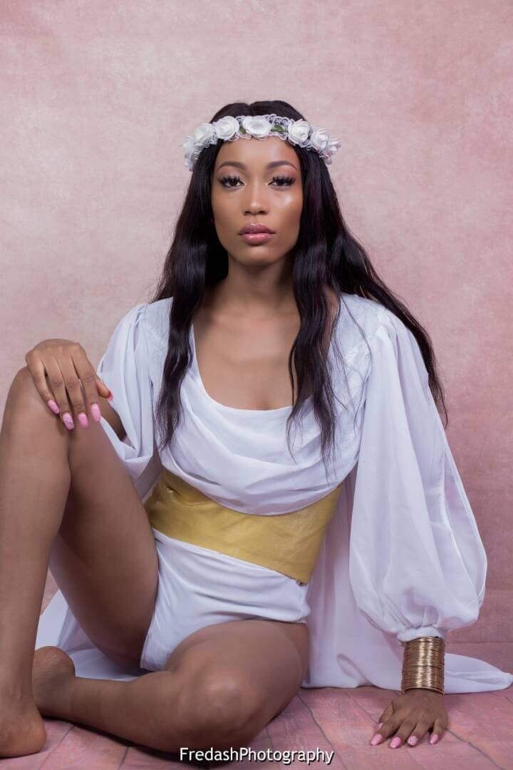 Model Stephanie Yimga Celebrates Birthday In Egyptian Theme Shoot