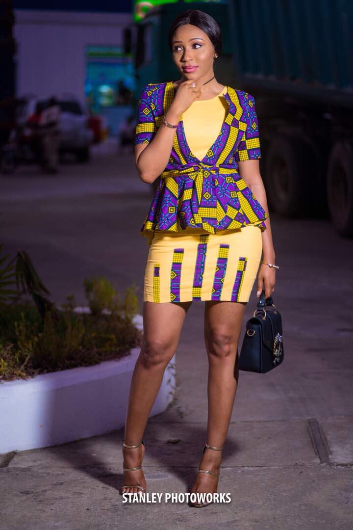 #FashionBabe Syndy Emade Flaunts Her Curves In Two Piece EB Kreations