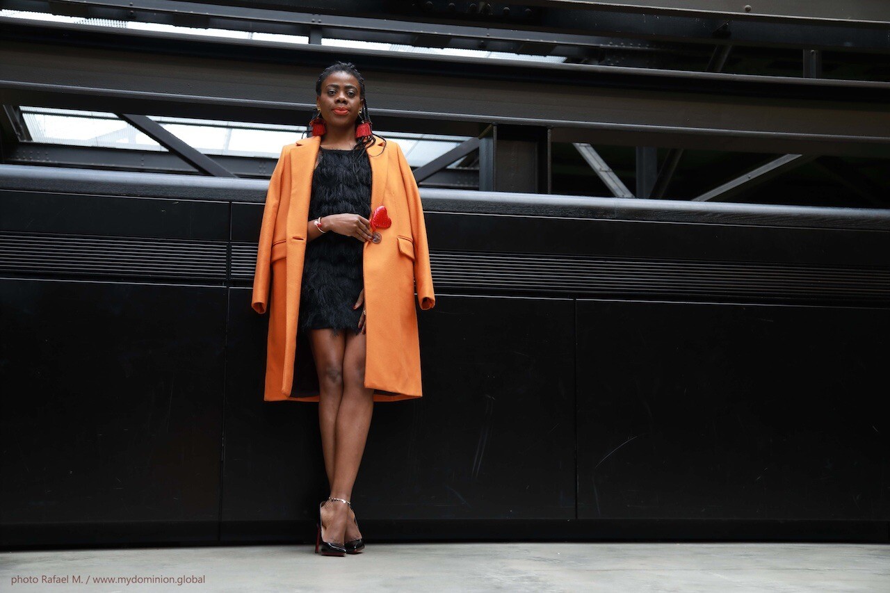 Valentine's Day Outfit: Little Black Dress X Structured Wool Coat X Pigalle Pumps