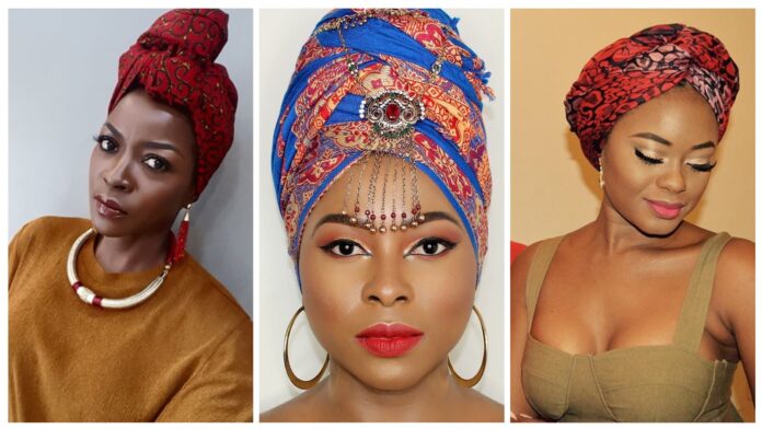 Ankara Head-wraps Are Making A Comeback.Try These Top Five Beautiful Ways To Rock The Ankara Head-Wrap Trend