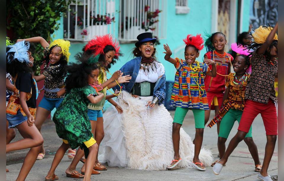 Janet Jackson rocks African Print in Music Video- Mammypi FashionTV