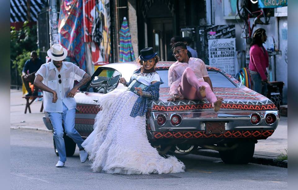 Janet Jackson rocks African Print in Music Video- Mammypi FashionTV