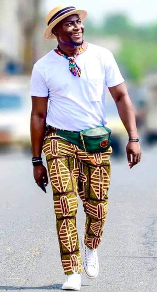 African Print Chinos- Mammypi FashionTV