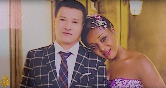 Cameroonian Interracial Couple in China Sandra and Zou