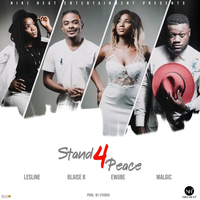 Cameroonian Music Producer Blaise B returns with “Stand for Peace” collaboration with Lesline, Ewube and Malgic