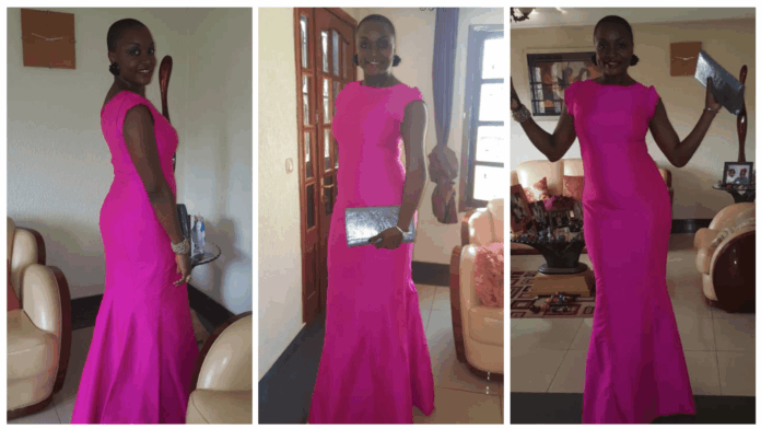 Celebrity Long Pink Dress