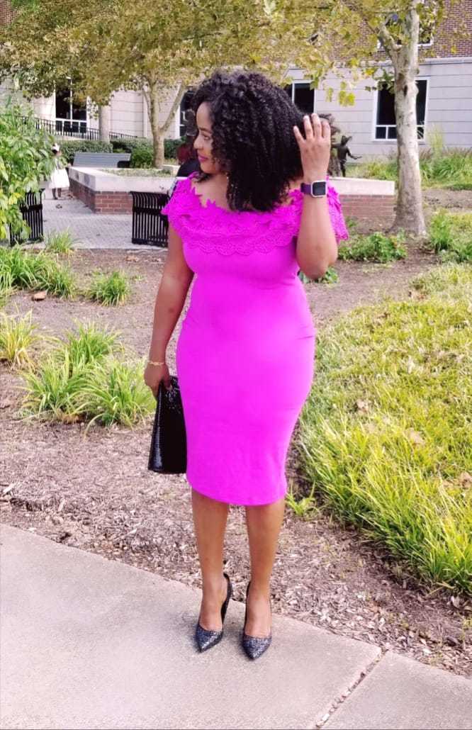 Magenta dress