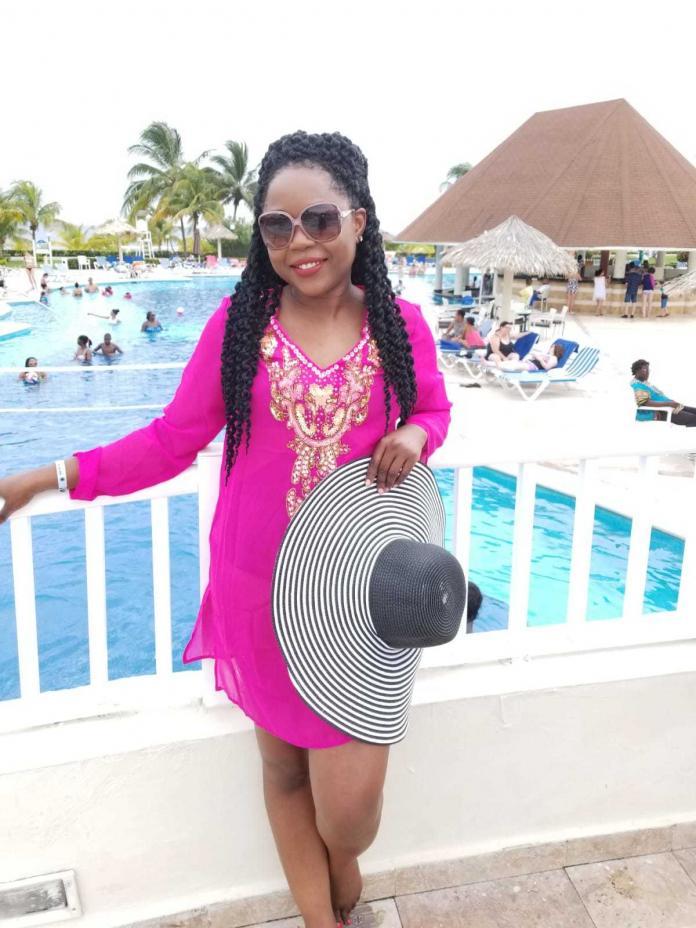 Nora Echu Ebob serves hot Pink Vacation Style Inspiration: Fuchsia pink and Mustard yellow for Breast Cancer Awareness month