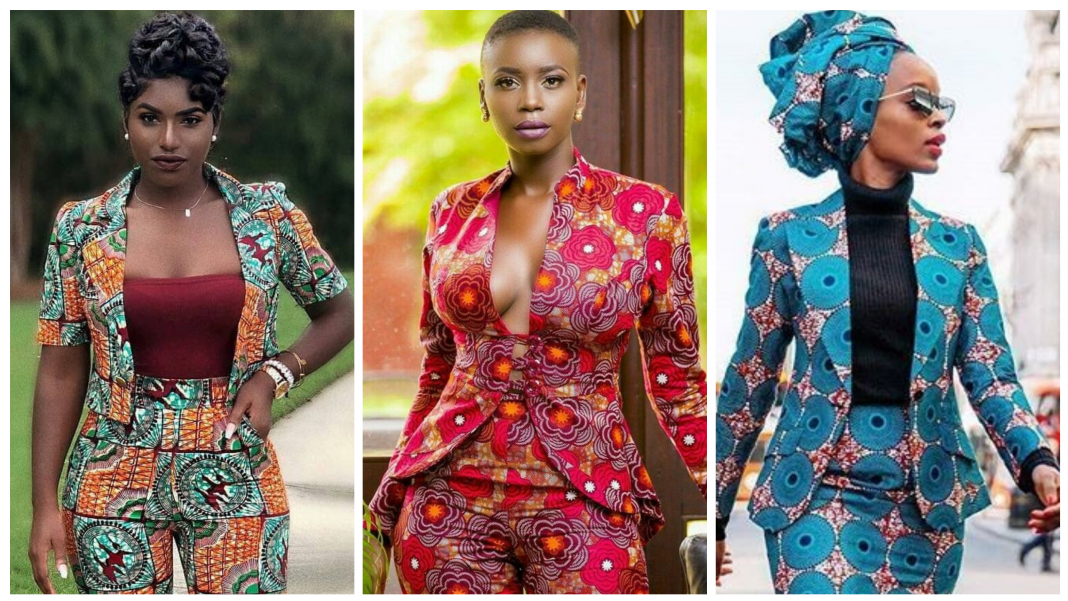 Key Fashion Trends 2019 Ankara Casual Suiting For Women