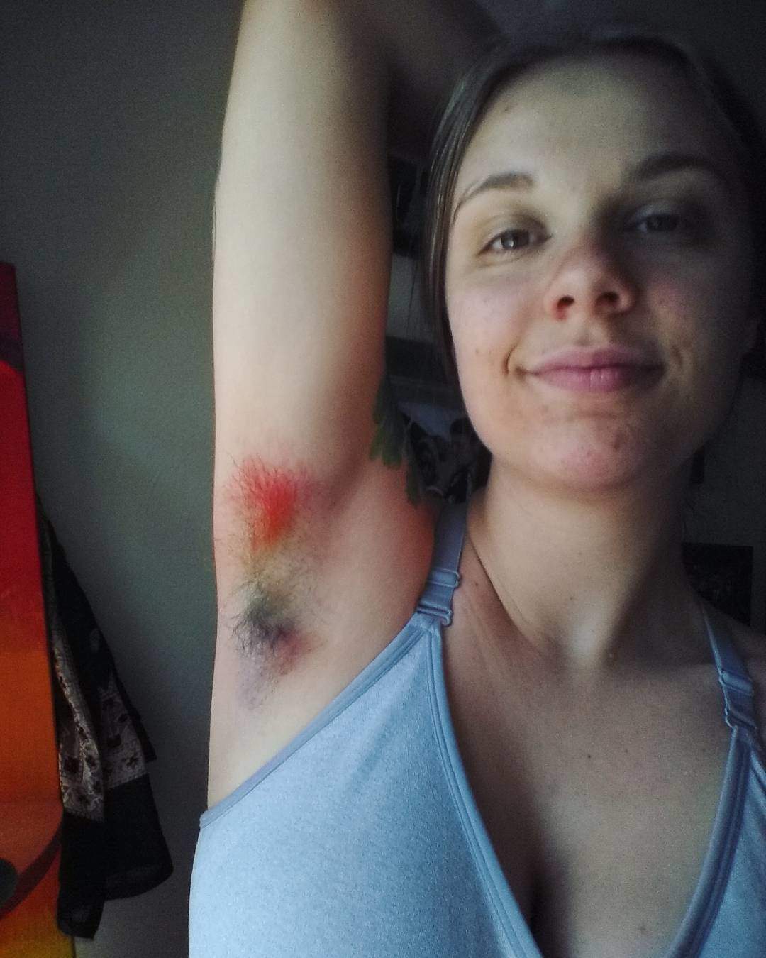 Rainbow armpit