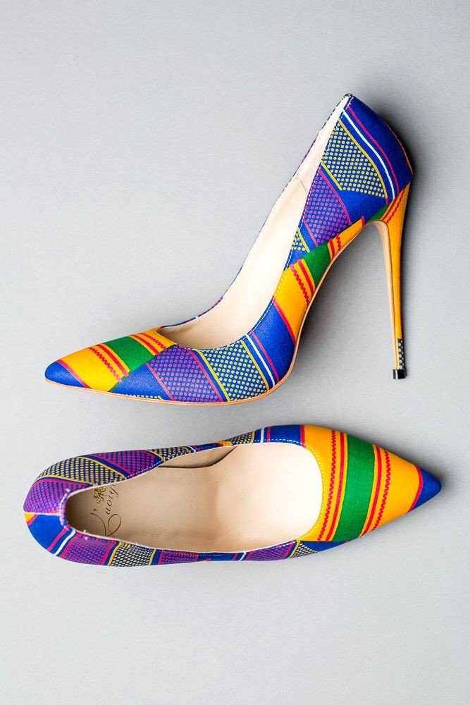 African Print Shoes For Women