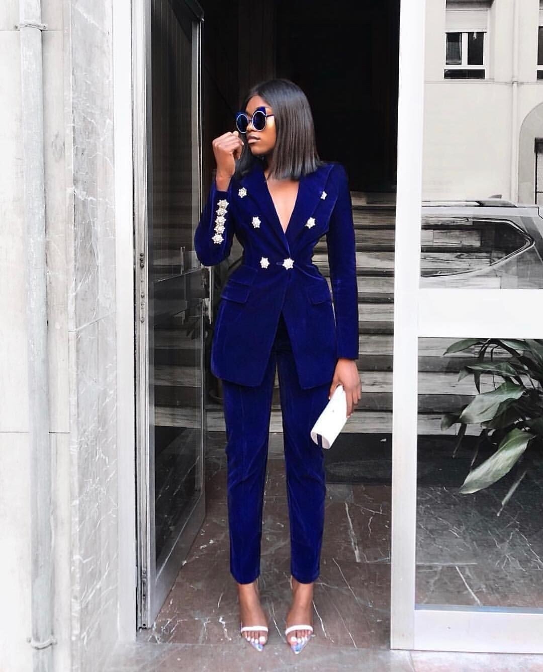 Velvet Pant Suits For Women