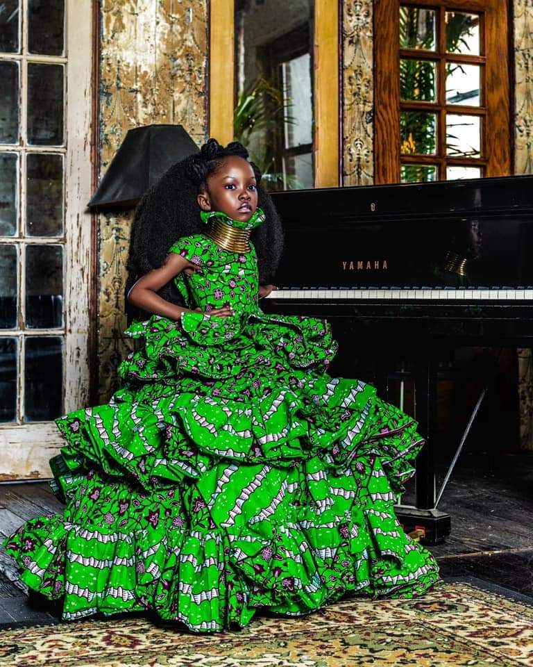 Claude Kameni Features Child model Mylah in New Campaign