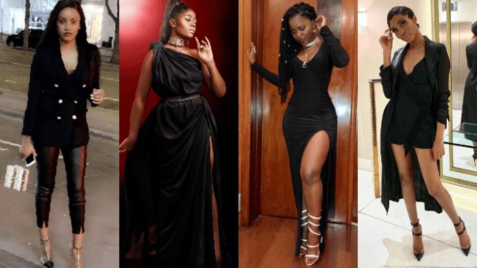 Cameroonian Female Celebrities Black-on-Black Outfits