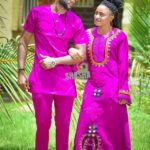 Toghu Print Outfit For Couples