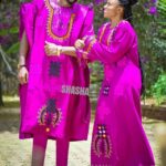 Bamenda Toghu Print Traditional Wedding Outfits