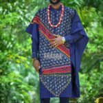 Stunning Traditional Wedding Outfits Toghu Print Long Wedding Dress