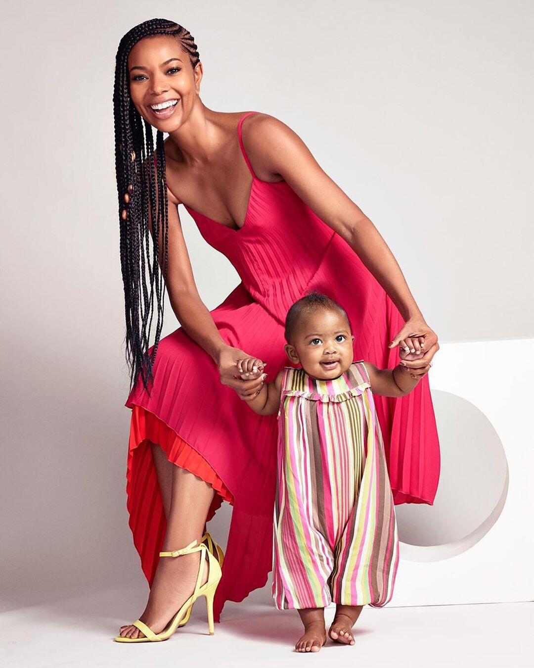 Gabrielle Union Wade & Daughter Kaava James Union Wade 