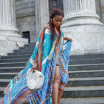 Multi print summer  kaftan