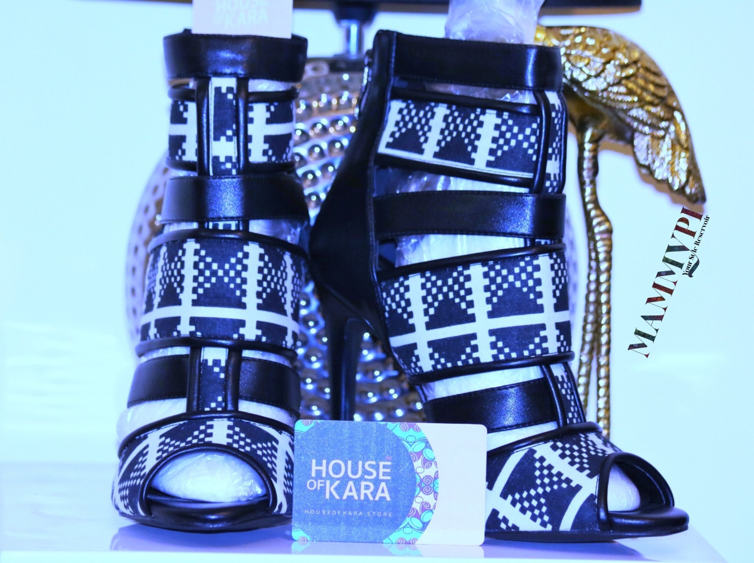 Latest Ankara Inspired Ankle Sandals For Women By House Of Kara Ankara Inspired Shoes