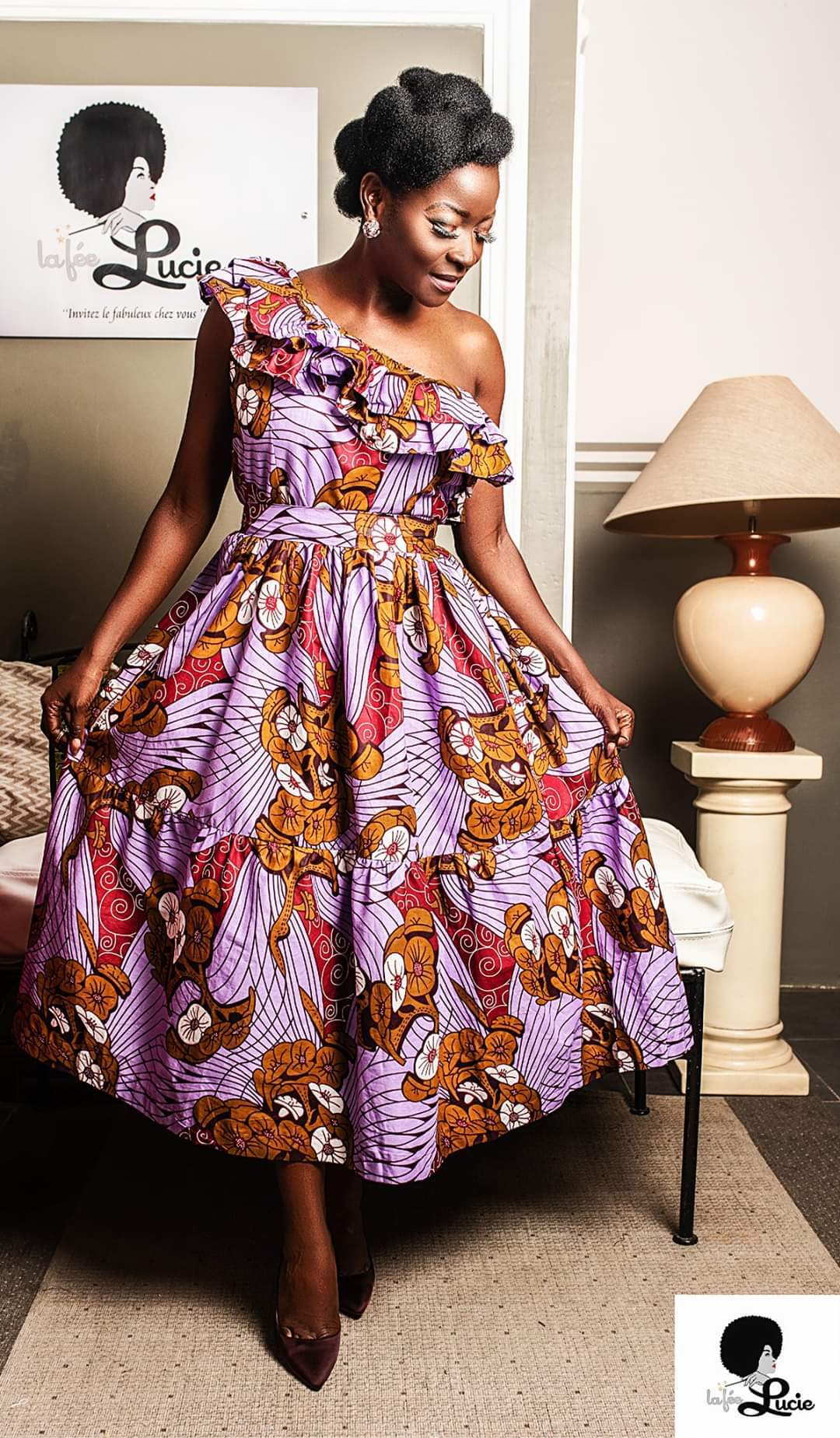 Sexy colourful Ankara dresses