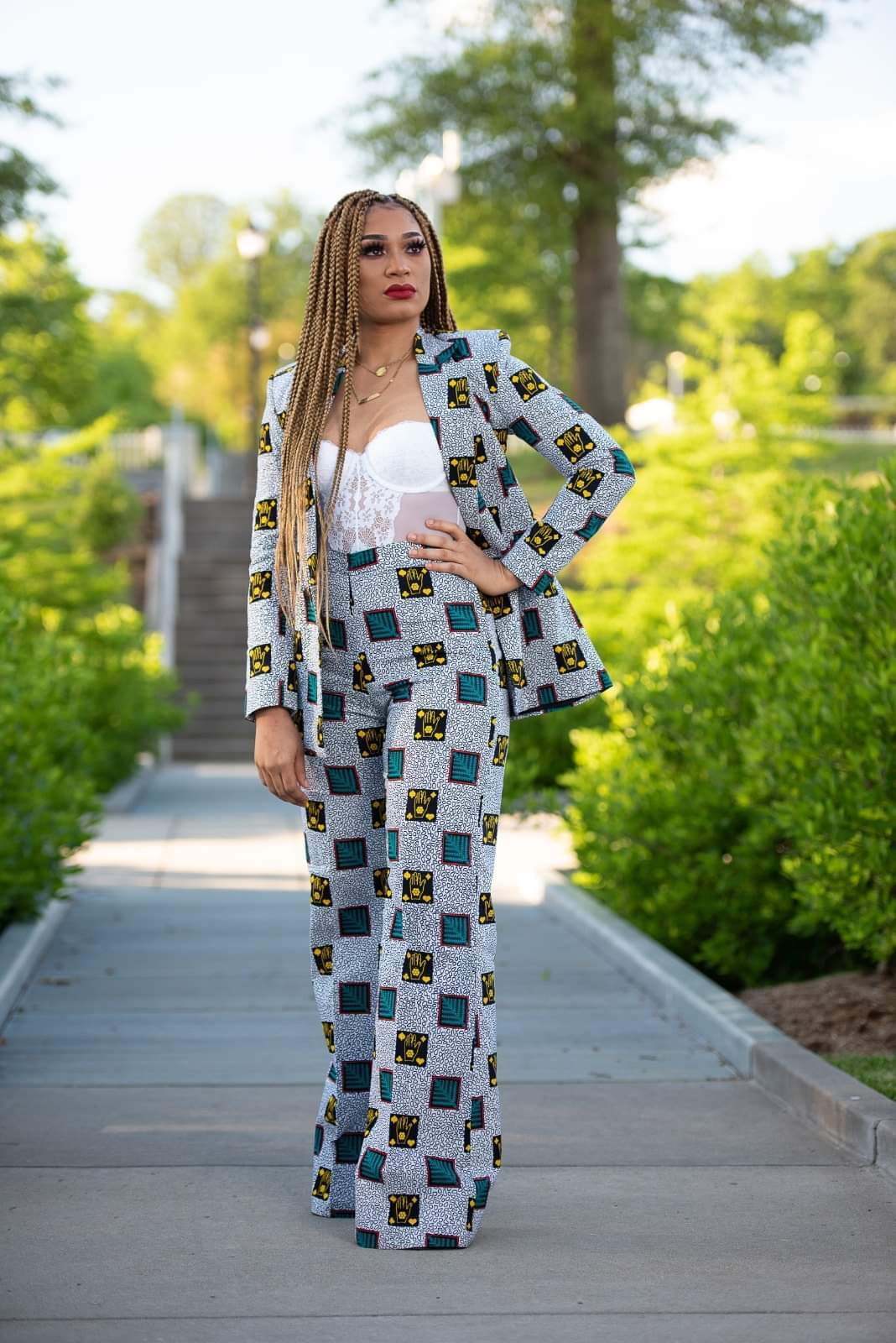 Ankara pant suit