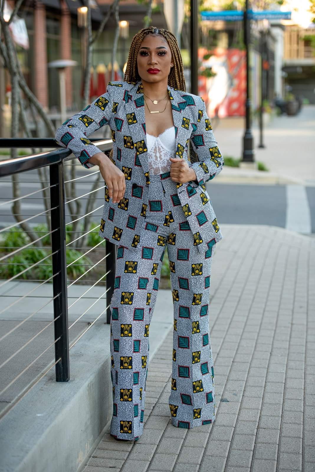 Ankara pant suit