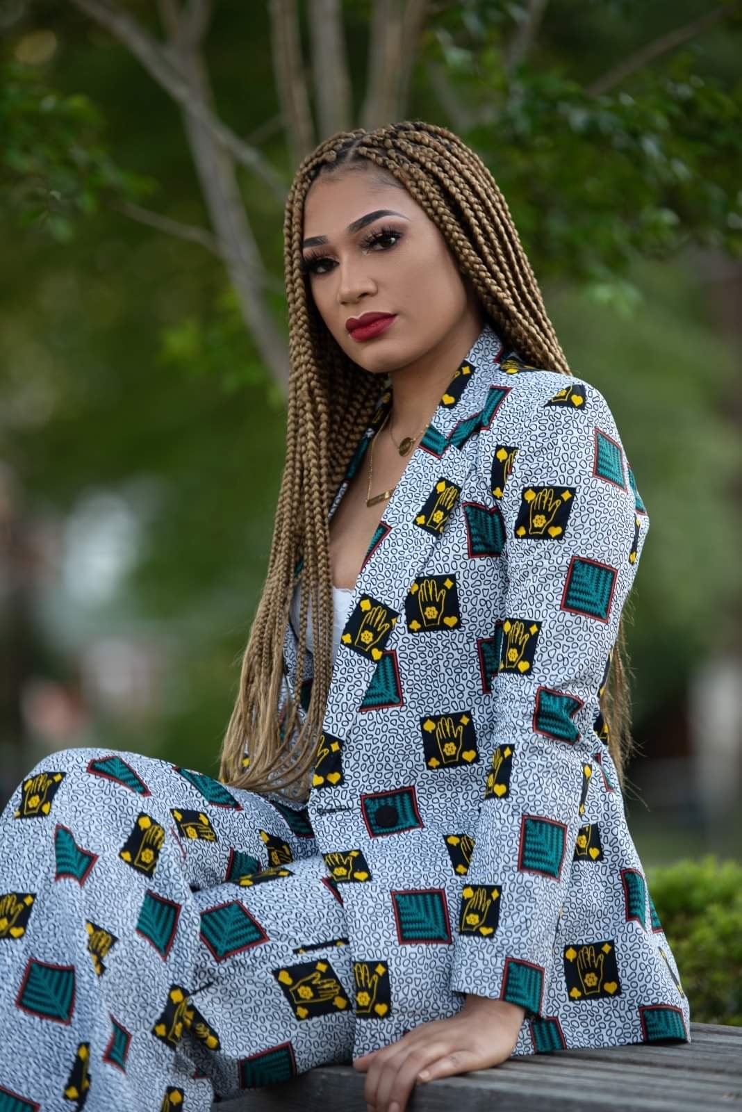 Ankara pant suit